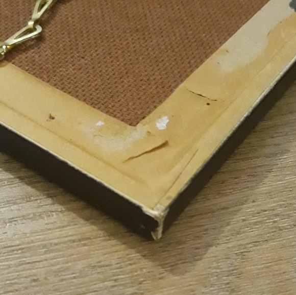 Vintage Hmong Embroidered Cross-Stitch Framed Pictures - Woman + Flower - Picture 5 of 13